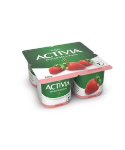 ACTIVIA POLPA 12X340G X4 MORANGO