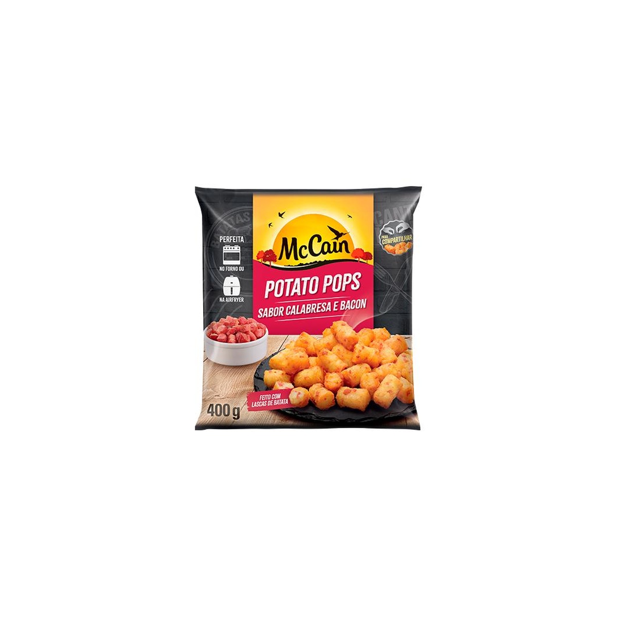 PICKERS MCCAIN POPS CALB/BACON 22X400G