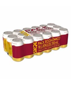 CERVEJA SKOL LATA 18X350ML