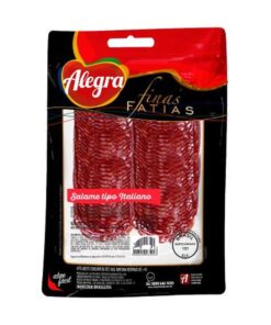 SALAME ALEGRA ITALIANO FAT 100G CX2,4KG