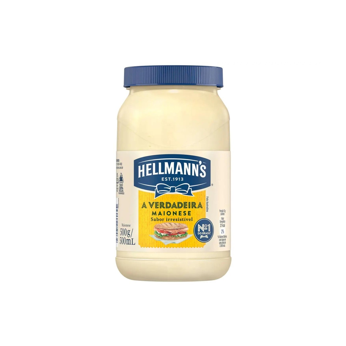 MAIONESE HELLMANNS 6X2X500G TRADIC