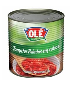 TOMATE PELADO CUBOS OLE LT 6X2,5KG