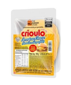 QUEIJO CHEDDAR FAT CRIOULO 12X160GR