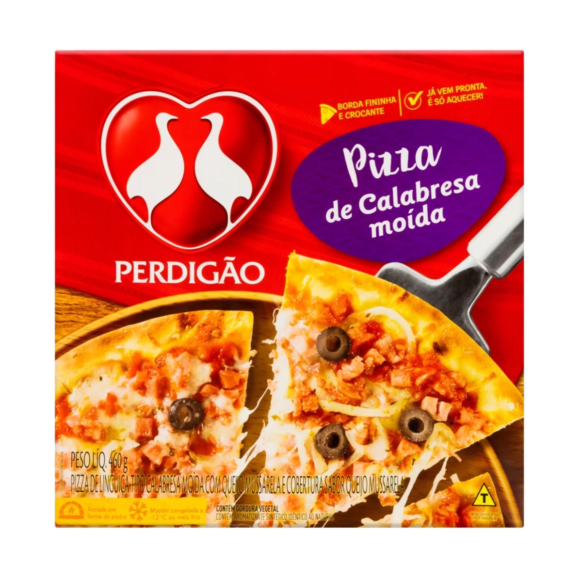 PIZZA CALAB MOIDA PERD CONG 12X460G