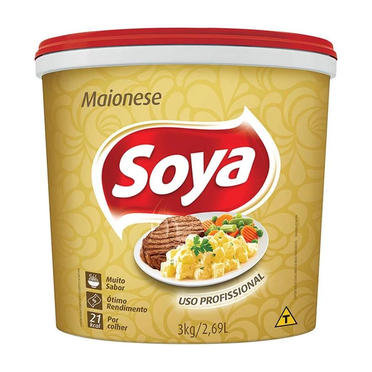MAIONESE SOYA BD 6X3KG