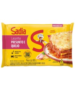 LASANHA PRESUNTO E QUEIJO SADIA 6X600G