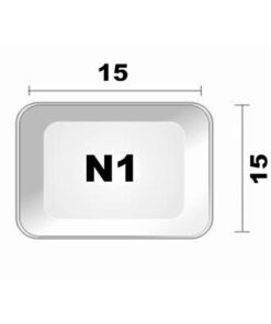 BANDEJA ISOP DARNEL N1 15X15CM