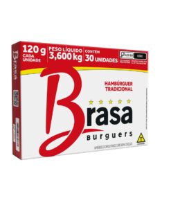 HAMB BRASA BURGUER 30/120GR
