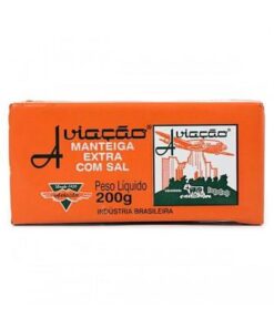 MANTEIGA AVIACAO TABLETE C/SAL 24X200GR
