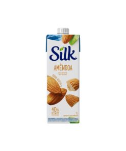 SILK AMENDOA C/ACUCAR 12X1 LT