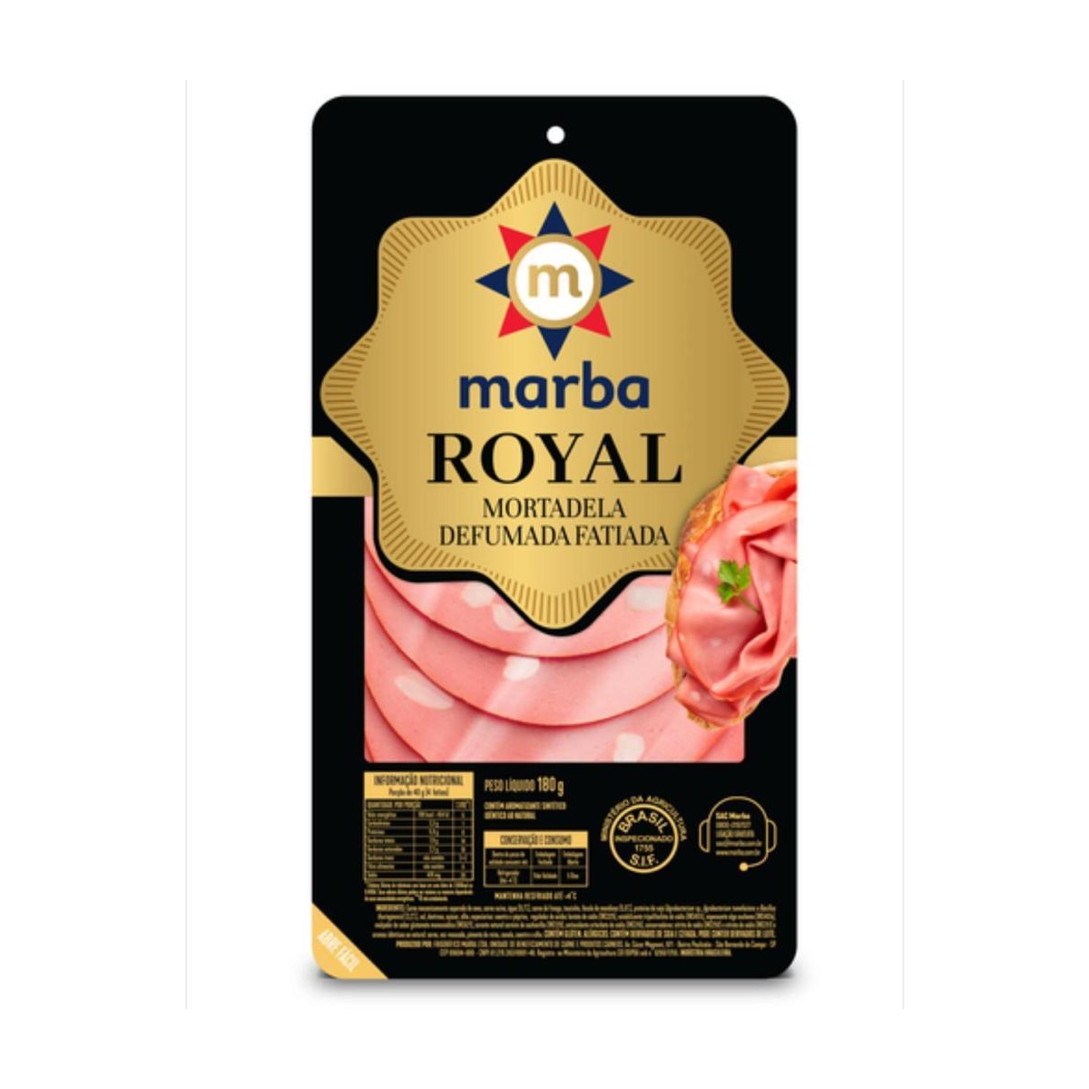 MORT MARBA ROYAL DEF FAT 12X180GR