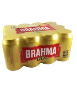 CERVEJA BRAHMA ZERO LATA 12X350ML