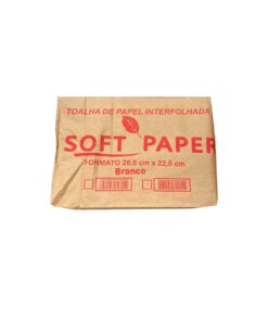 TOALHA SOFT PAPER BRANCO C/800