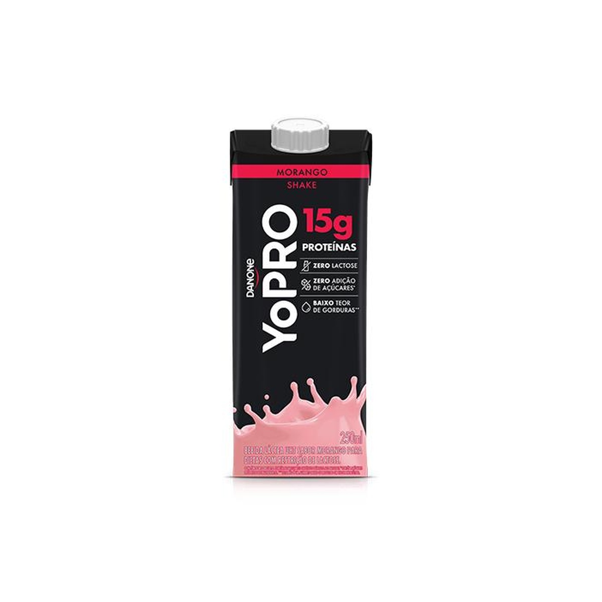 YOPRO 15G UHT MORANGO 24X250ML