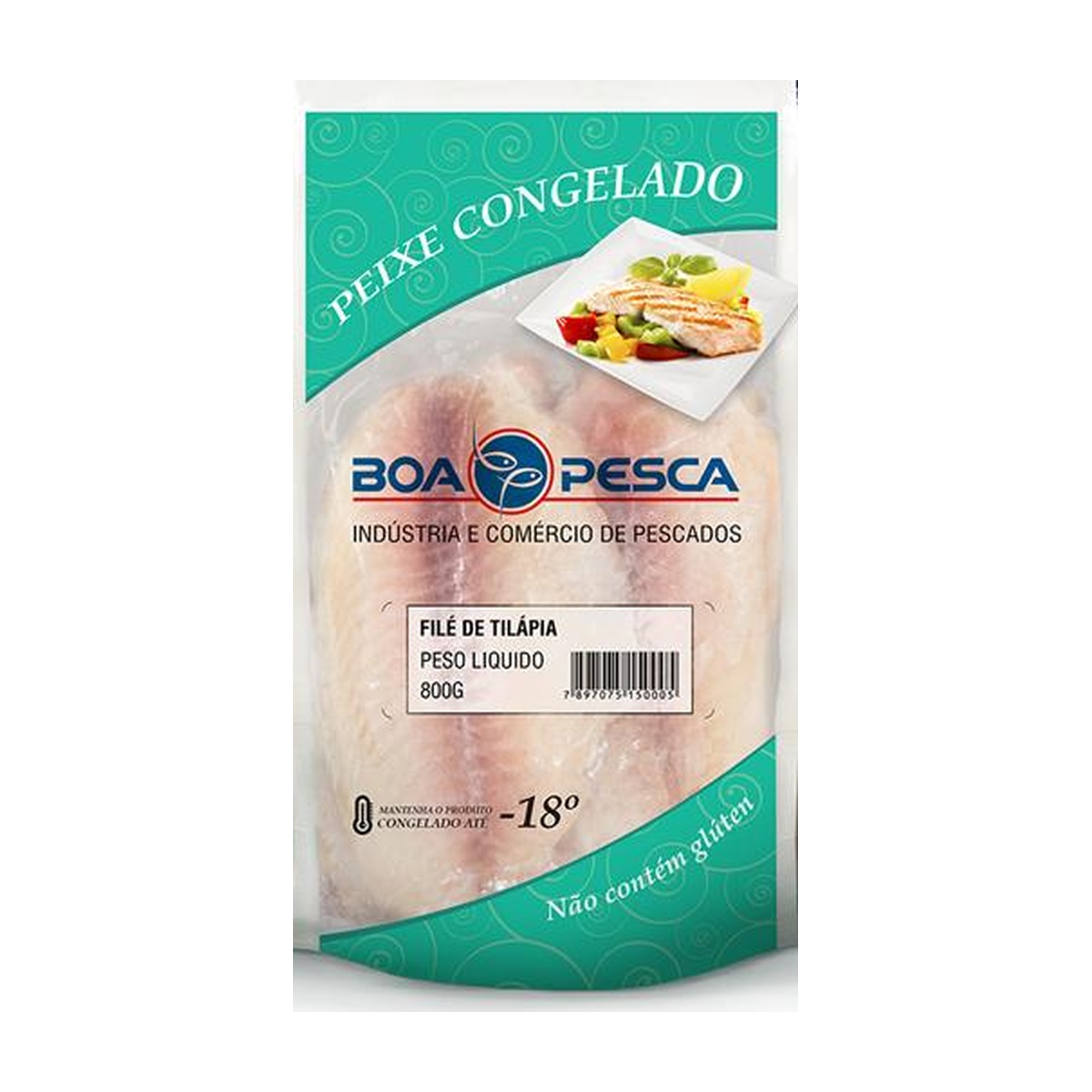 FILE TILAPIA BOA PESCA IQF 15X800G