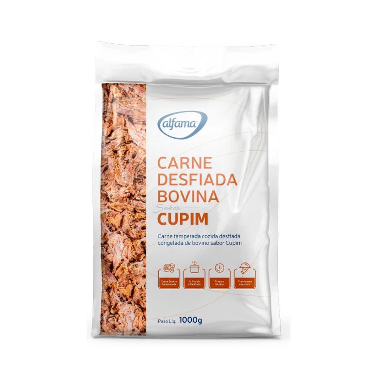 CARNE CUPIM DESFIADA ALFAMA 6X1KG
