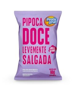 PIPOCA DOCE LEVEMENTE SALGADA 20X60 GR