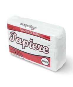 TOALHA PAPIERE BRANCO 20X21CM