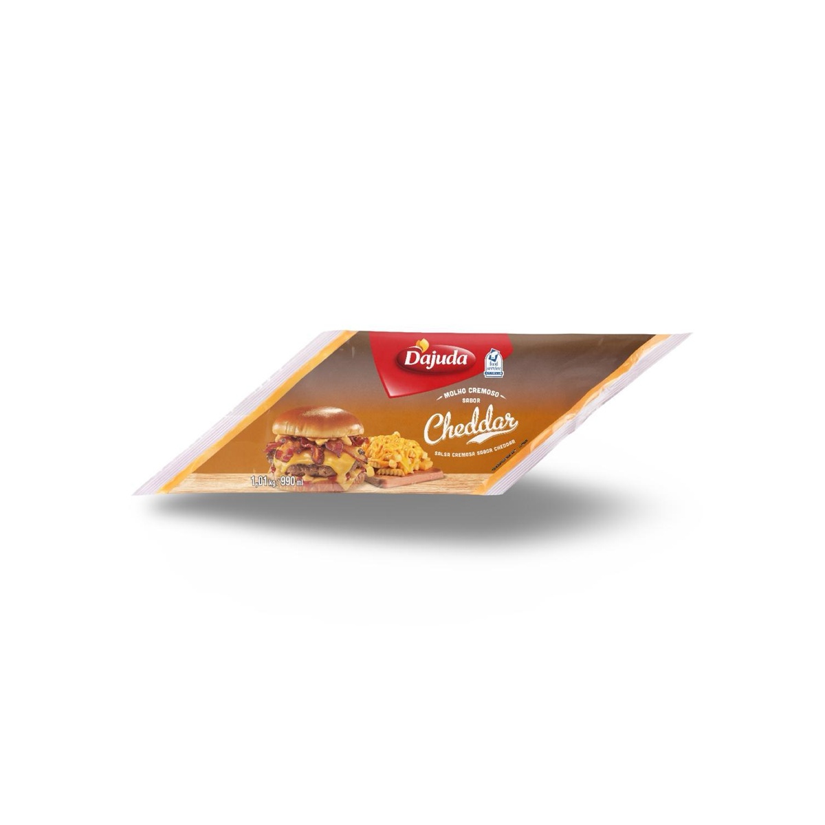 MOLHO CHEDDAR TRAPEZIO DAJUDA 10X1,01KG