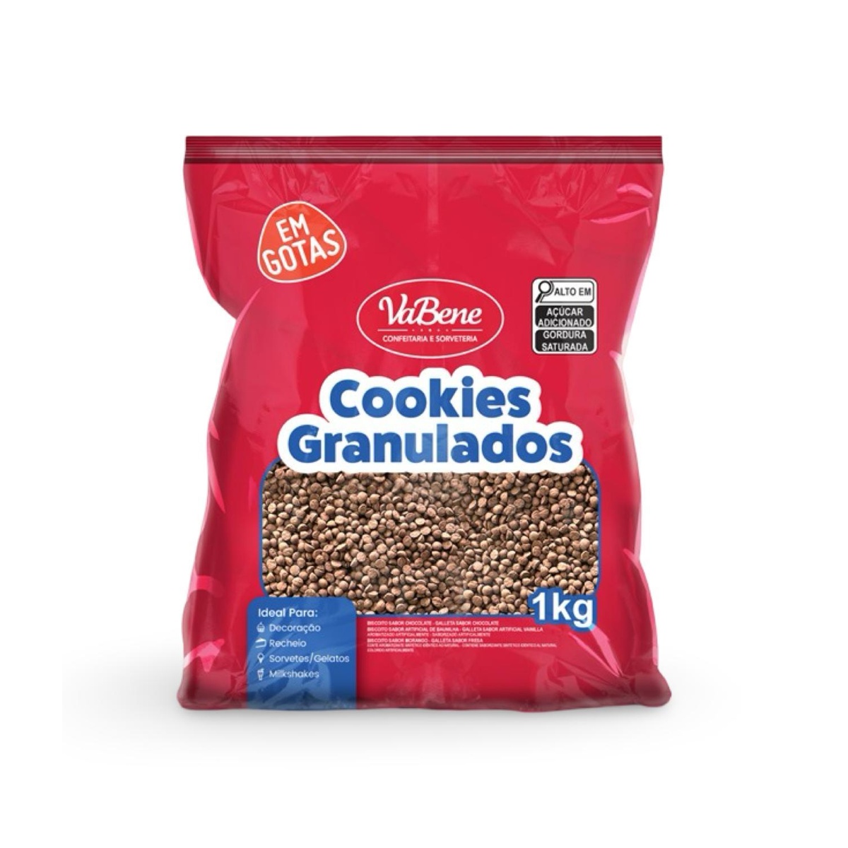 COOKIES GOTAS CHOCOLATE VABENE 6X1KG