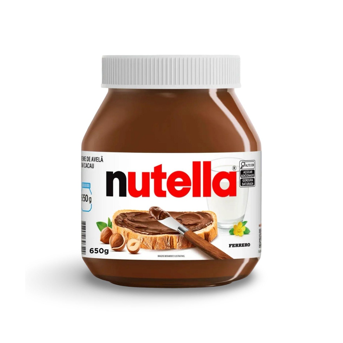 CREME AVELA NUTELLA 6X650GR