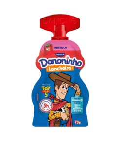 DANONINHO IOGURTE MORANGO POUCH 70G